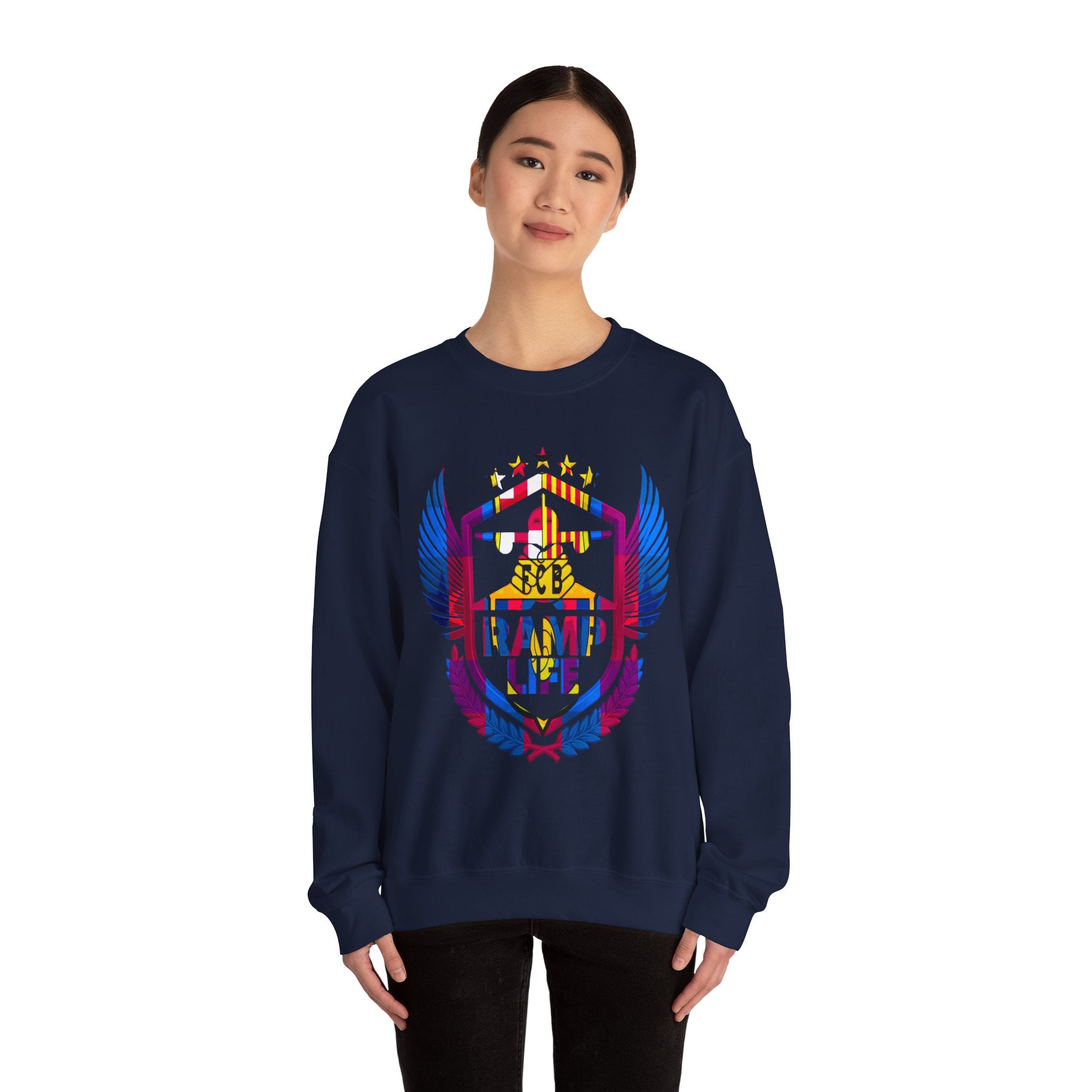 Ramp Life Crewneck Sweatshirt — FC Barcelone Skate-Inspired Crew