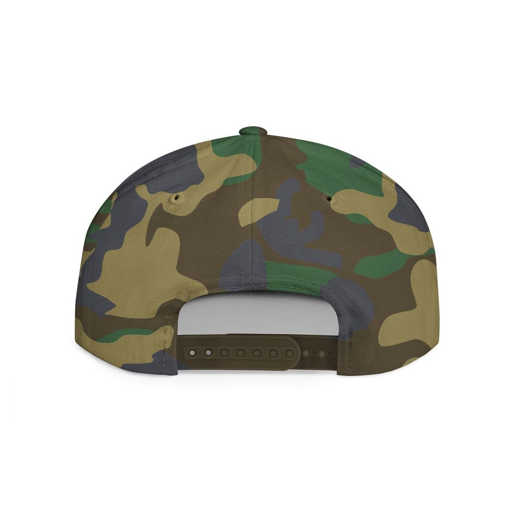 Snapback Hat — Ramp Life Moroccan Hunter Embroidered Flat Bill Cap