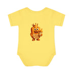 Infant Bodysuit — Cute 'Prince Waffle' Cartoon Baby Onesie