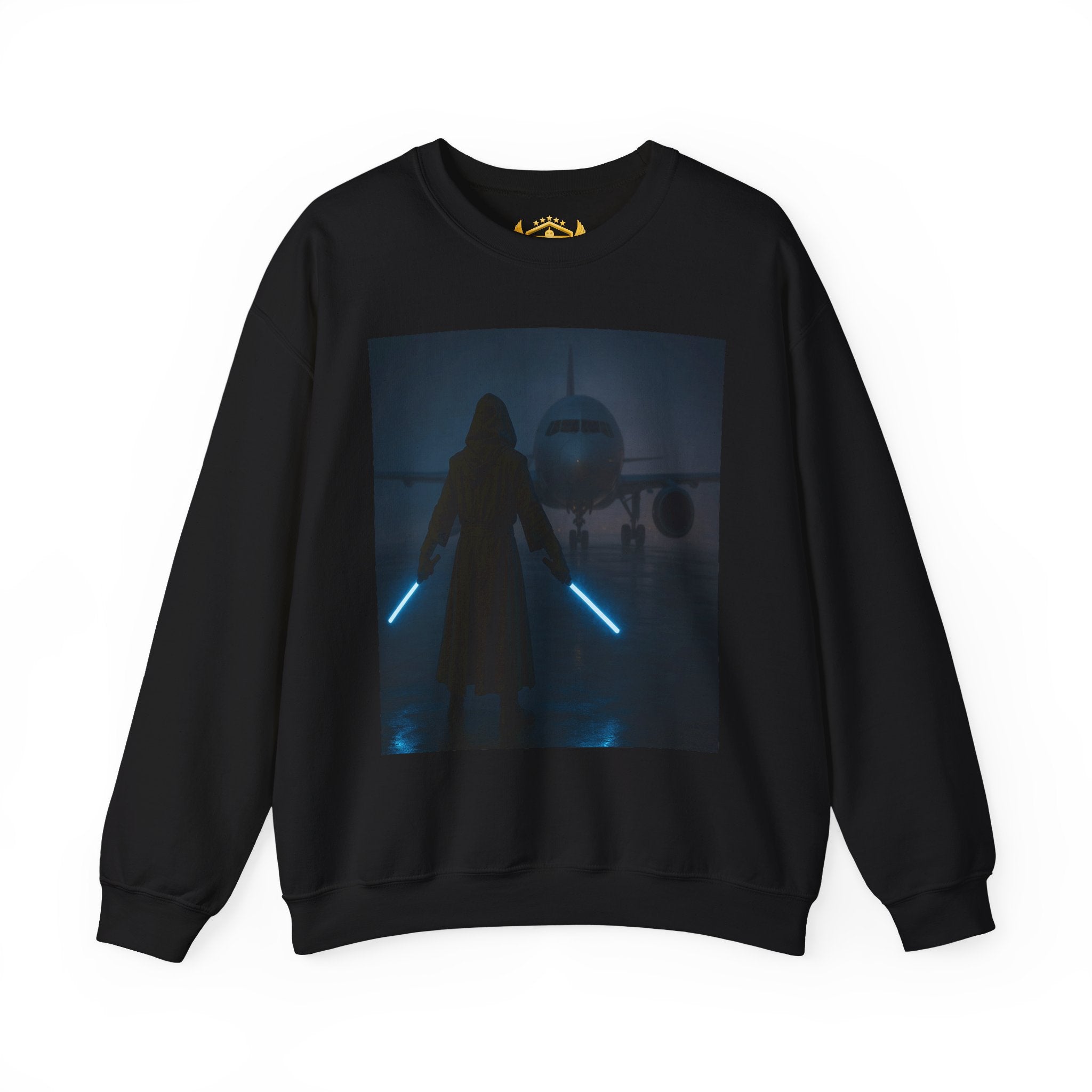 Ramp Life Crewneck Sweatshirt Jedi‑Vibe Aviation Ground Crew Design