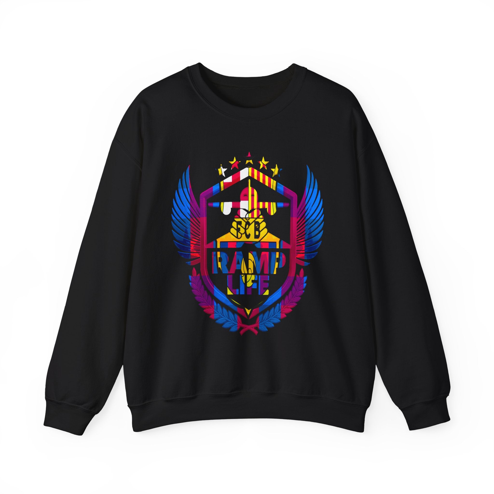 Ramp Life Crewneck Sweatshirt — FC Barcelone Skate-Inspired Crew