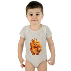 Infant Bodysuit — Cute 'Prince Waffle' Cartoon Baby Onesie