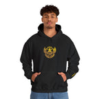 NIGEL Hoodie - Gold Leaf 'Camp Life' Crest Pullover
