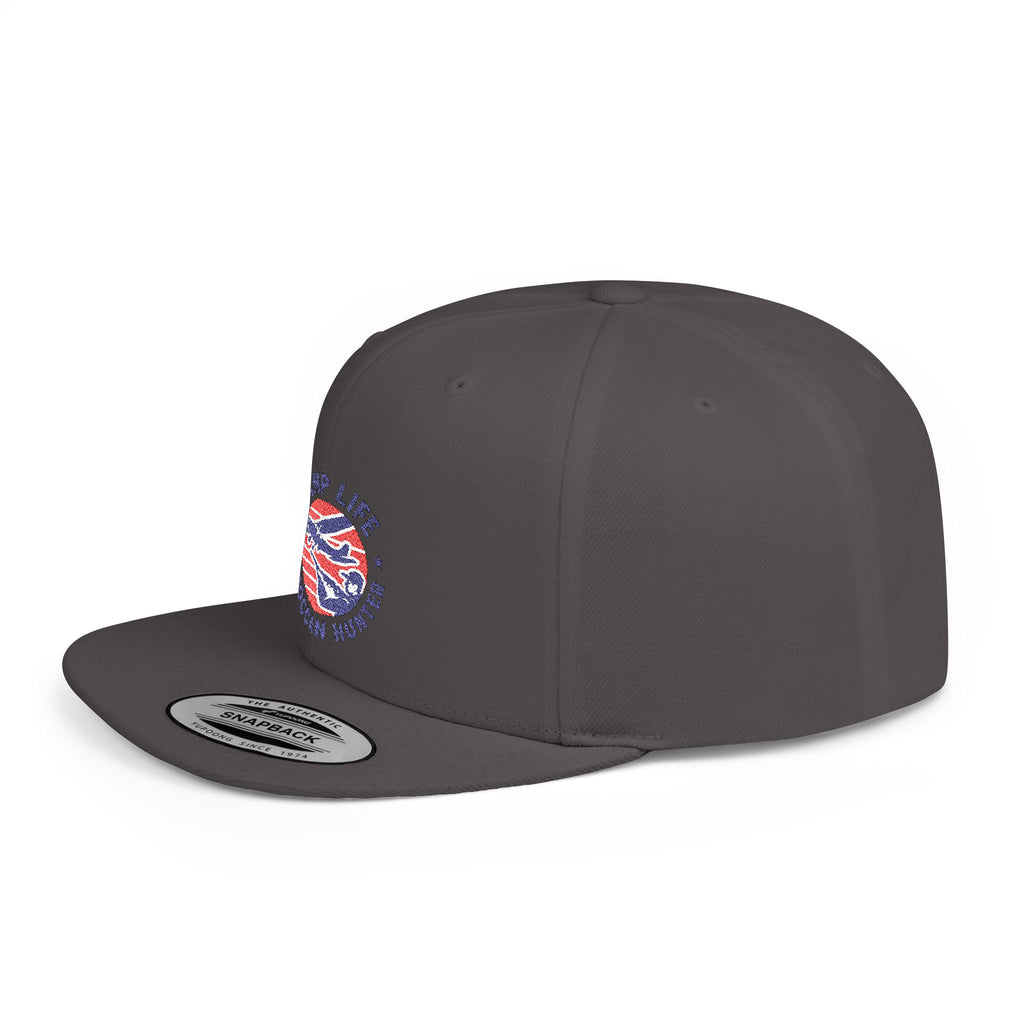 Snapback Hat — Ramp Life Moroccan Hunter Embroidered Flat Bill Cap