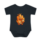 Infant Bodysuit — Cute 'Prince Waffle' Cartoon Baby Onesie