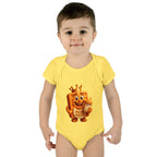 Infant Bodysuit — Cute 'Prince Waffle' Cartoon Baby Onesie