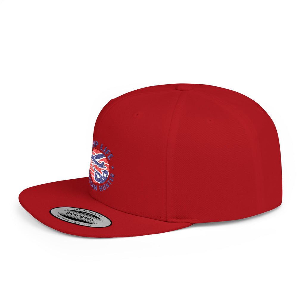Snapback Hat — Ramp Life Moroccan Hunter Embroidered Flat Bill Cap