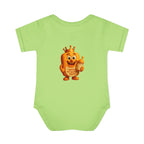 Infant Bodysuit — Cute 'Prince Waffle' Cartoon Baby Onesie