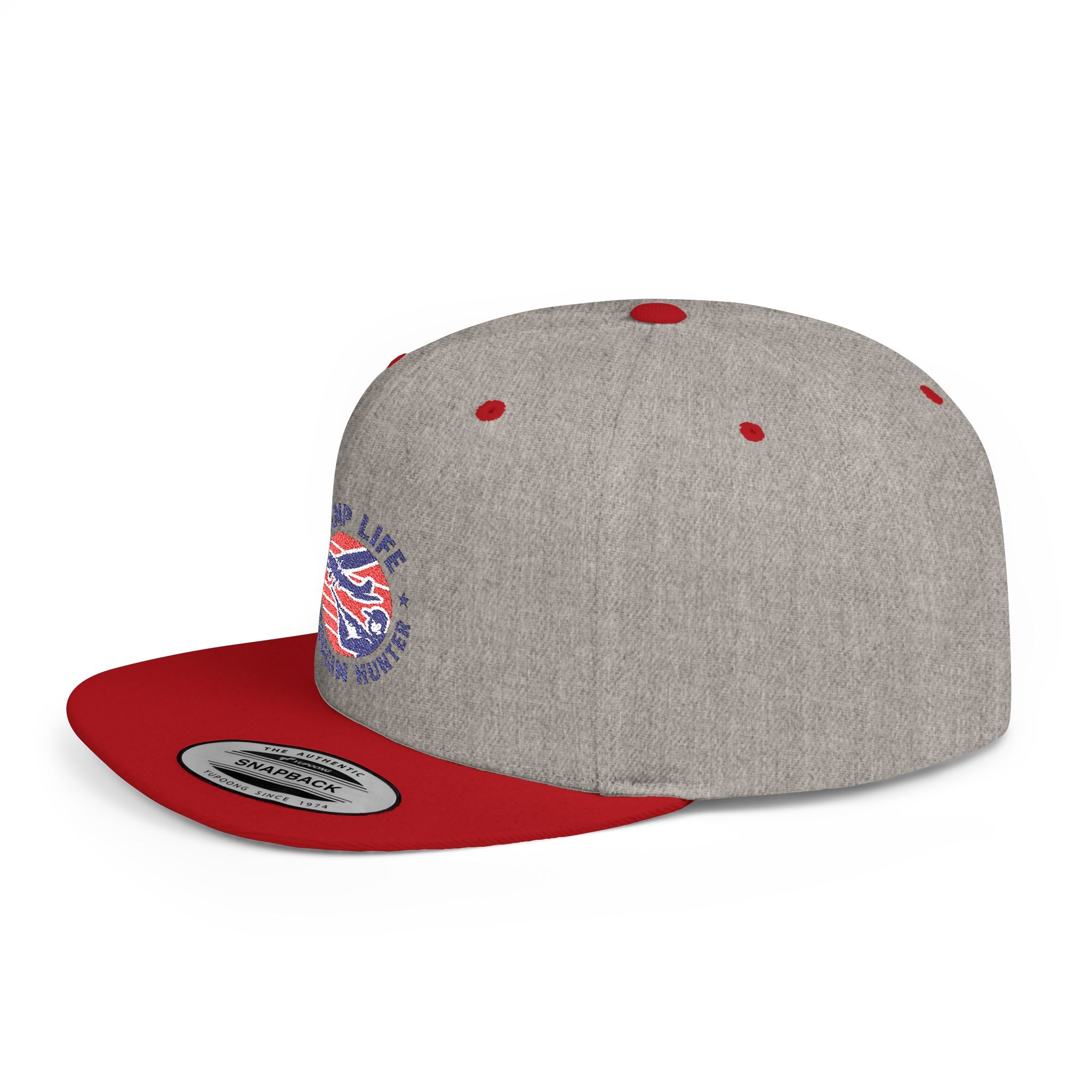 Snapback Hat — Ramp Life Moroccan Hunter Embroidered Flat Bill Cap