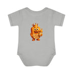 Infant Bodysuit — Cute 'Prince Waffle' Cartoon Baby Onesie