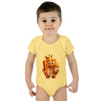 Infant Bodysuit — Cute 'Prince Waffle' Cartoon Baby Onesie