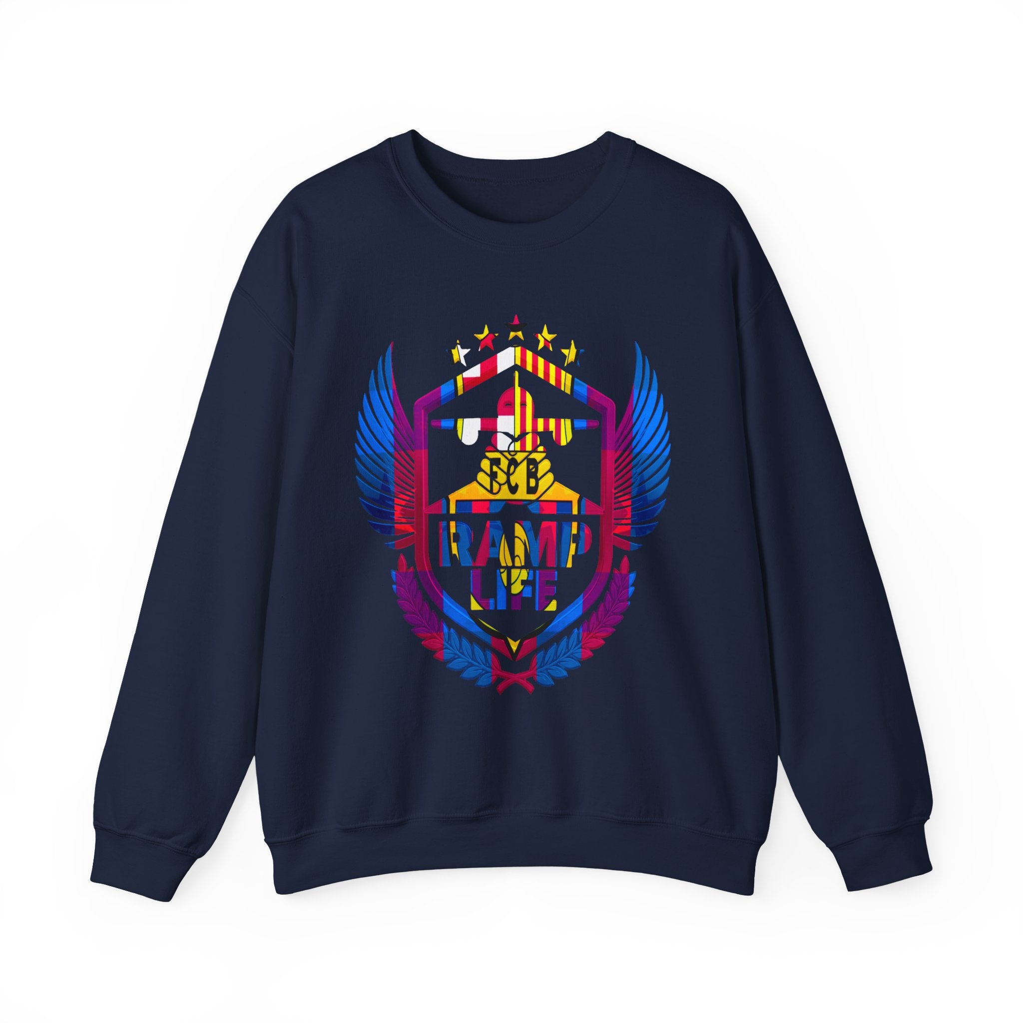 Ramp Life Crewneck Sweatshirt — FC Barcelone Skate-Inspired Crew
