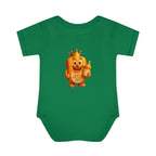 Infant Bodysuit — Cute 'Prince Waffle' Cartoon Baby Onesie