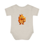 Infant Bodysuit — Cute 'Prince Waffle' Cartoon Baby Onesie
