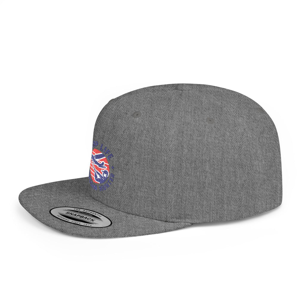 Snapback Hat — Ramp Life Moroccan Hunter Embroidered Flat Bill Cap