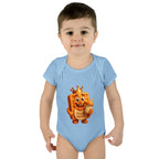 Infant Bodysuit — Cute 'Prince Waffle' Cartoon Baby Onesie