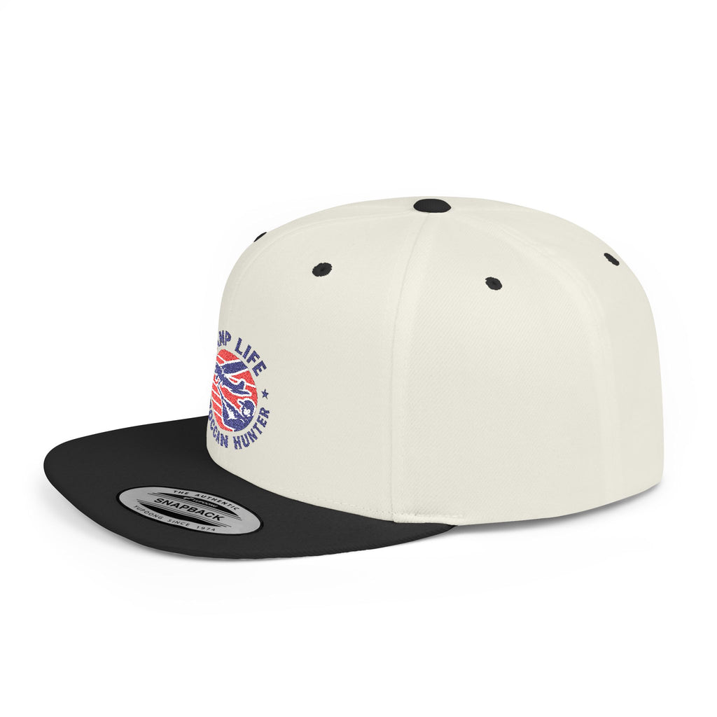 Snapback Hat — Ramp Life Moroccan Hunter Embroidered Flat Bill Cap