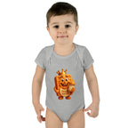 Infant Bodysuit — Cute 'Prince Waffle' Cartoon Baby Onesie