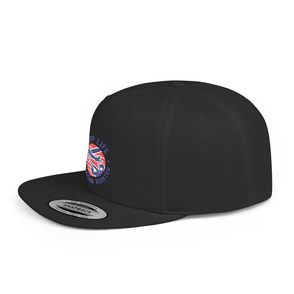 Snapback Hat — Ramp Life Moroccan Hunter Embroidered Flat Bill Cap