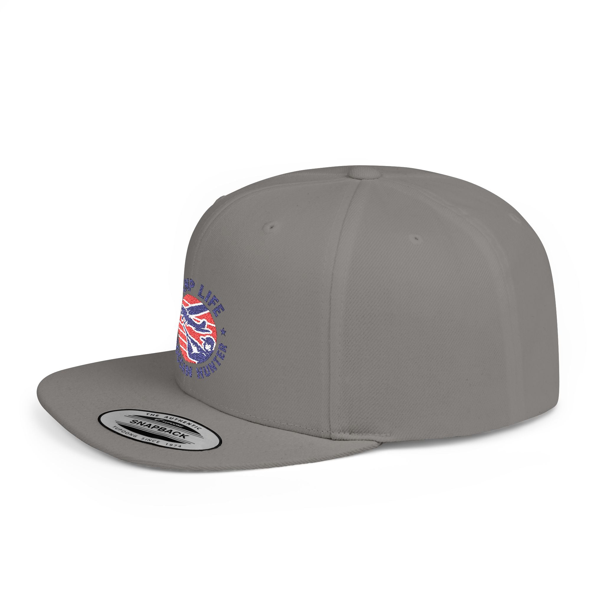 Snapback Hat — Ramp Life Moroccan Hunter Embroidered Flat Bill Cap