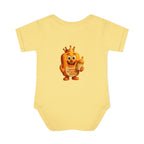 Infant Bodysuit — Cute 'Prince Waffle' Cartoon Baby Onesie
