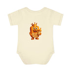 Infant Bodysuit — Cute 'Prince Waffle' Cartoon Baby Onesie